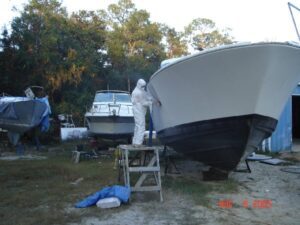 Boat Fiberglass Repair 3